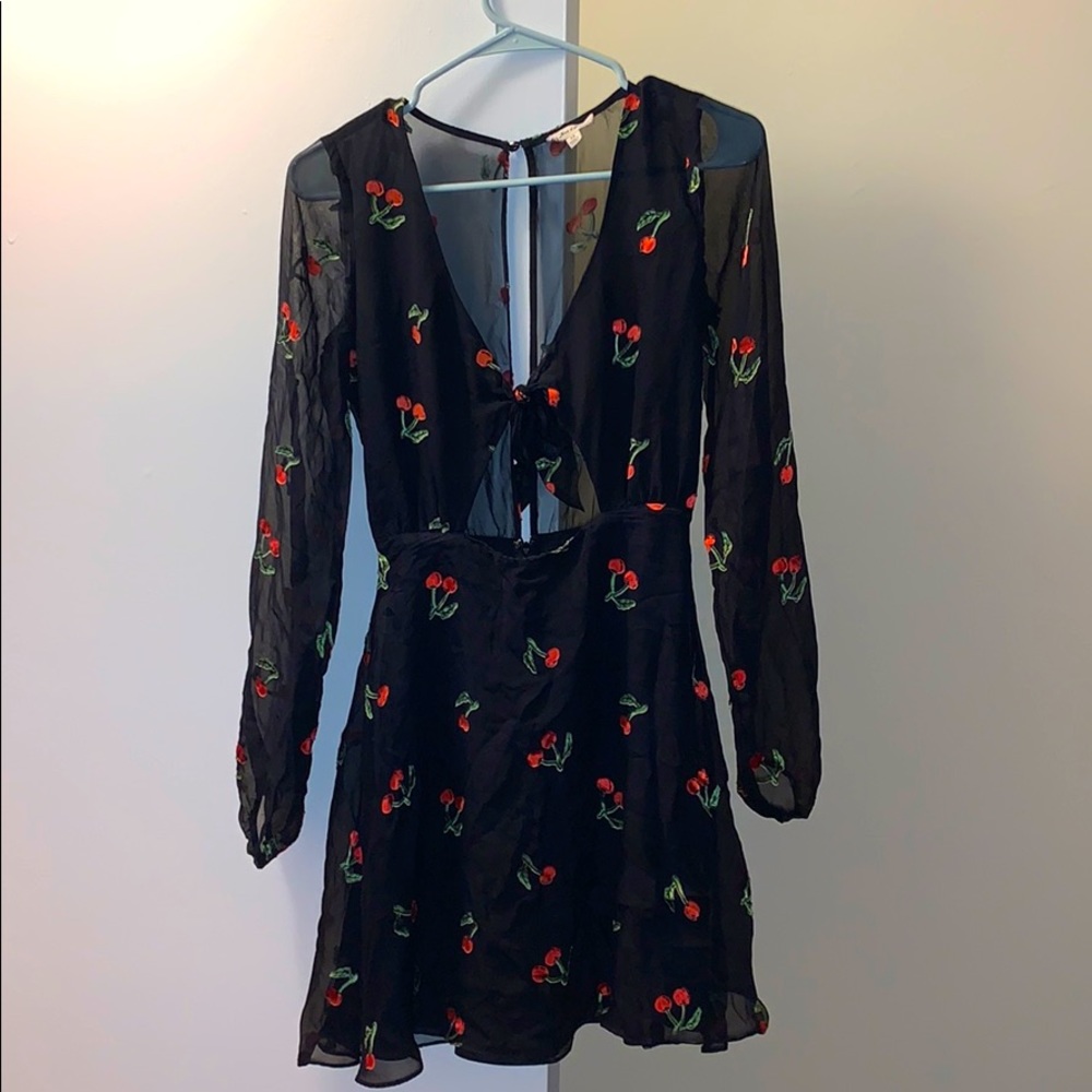 For Love And Lemons Cherry Twist Dress
